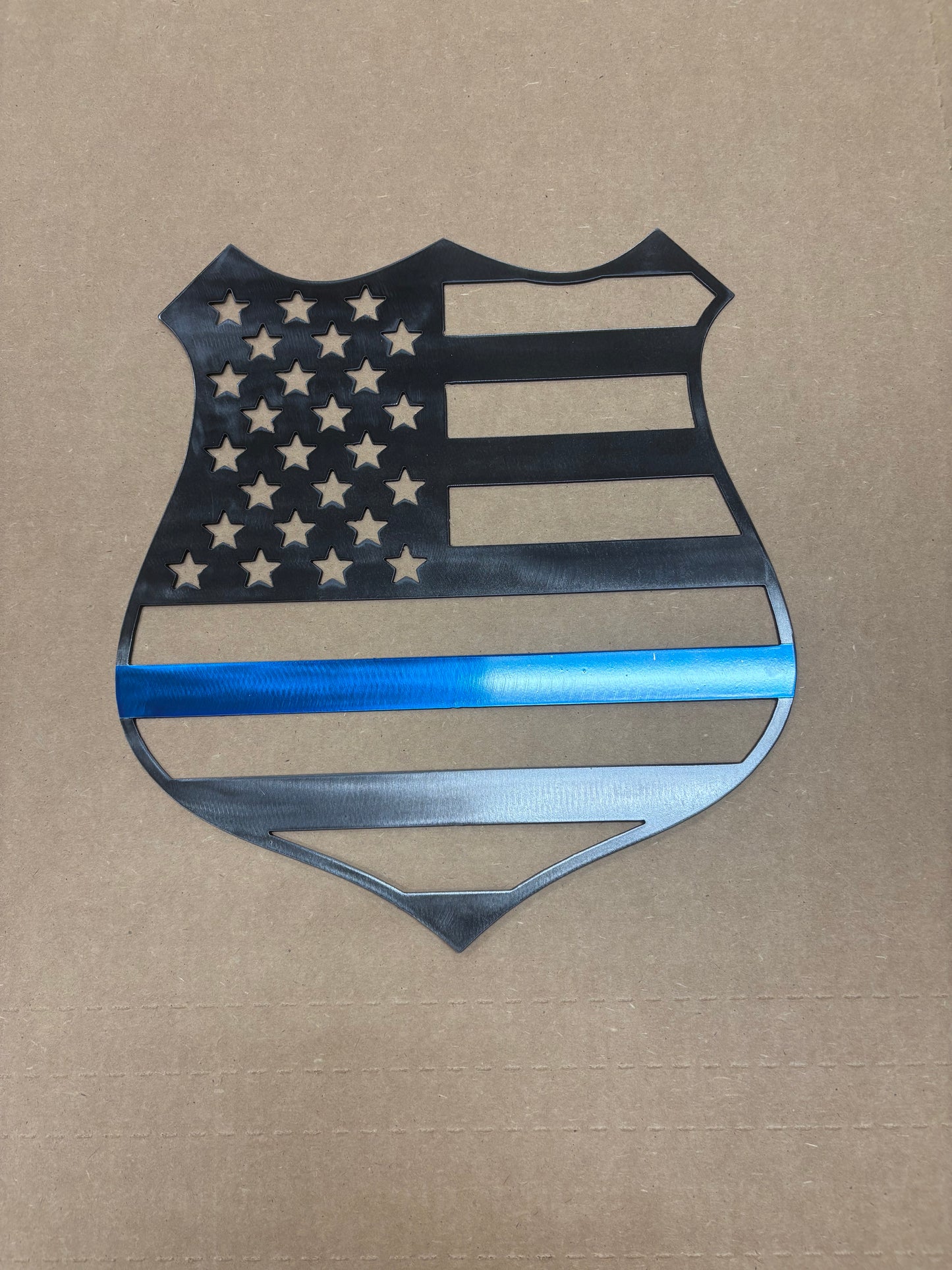 Police Shield Flag