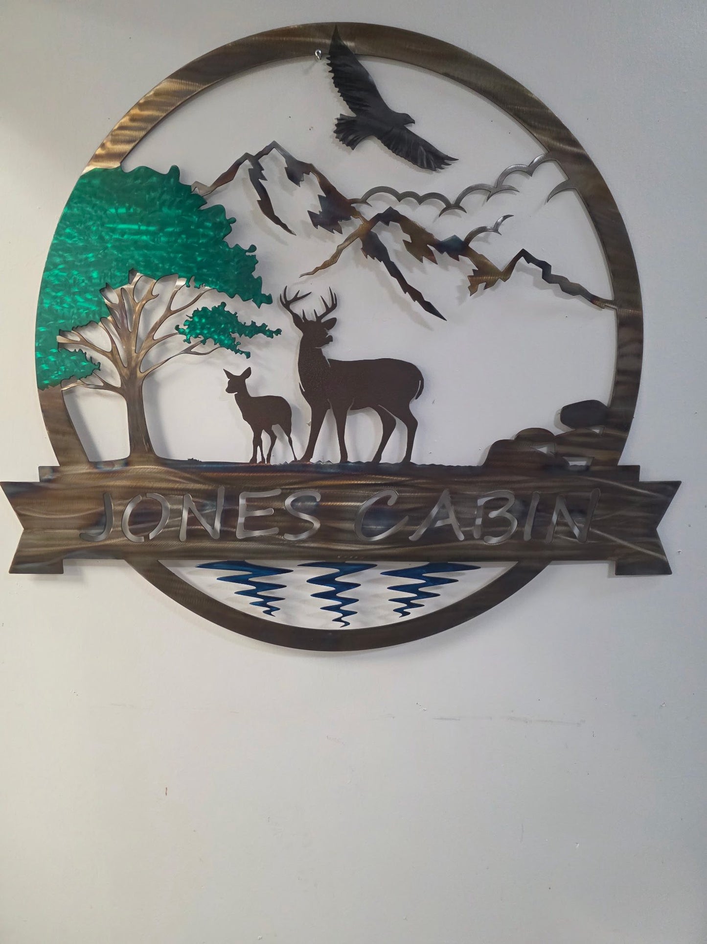 Woods with Deer (Custom)