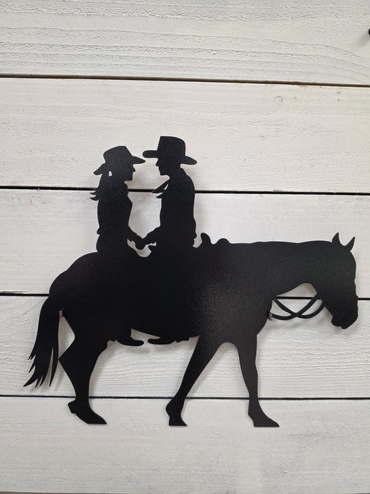 Couple On Horse