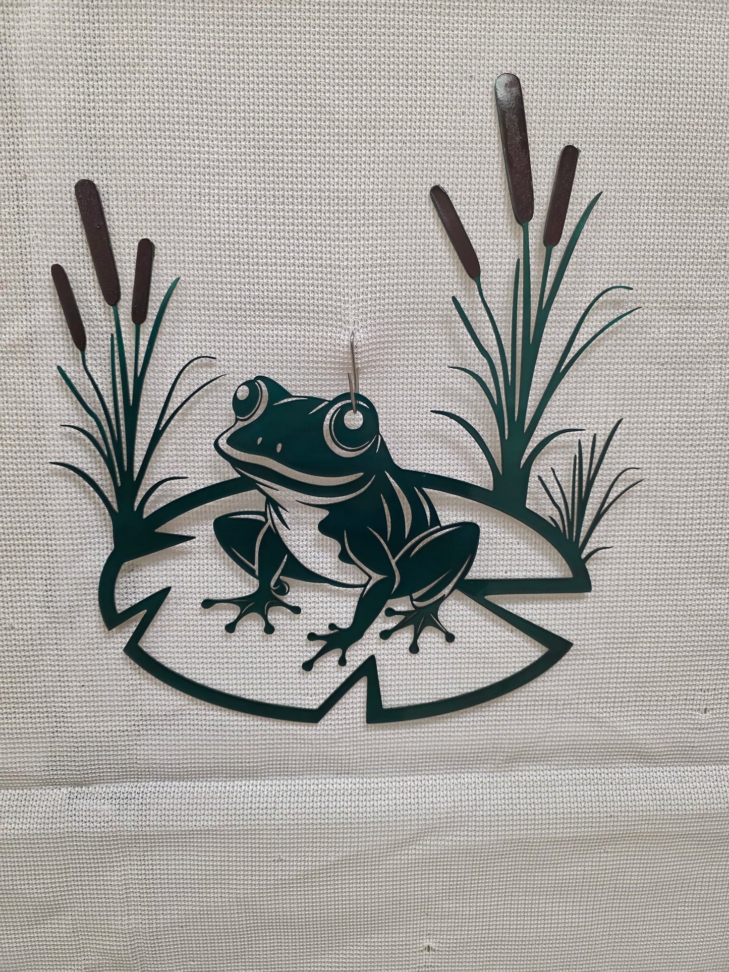 Frog on Lilly pad