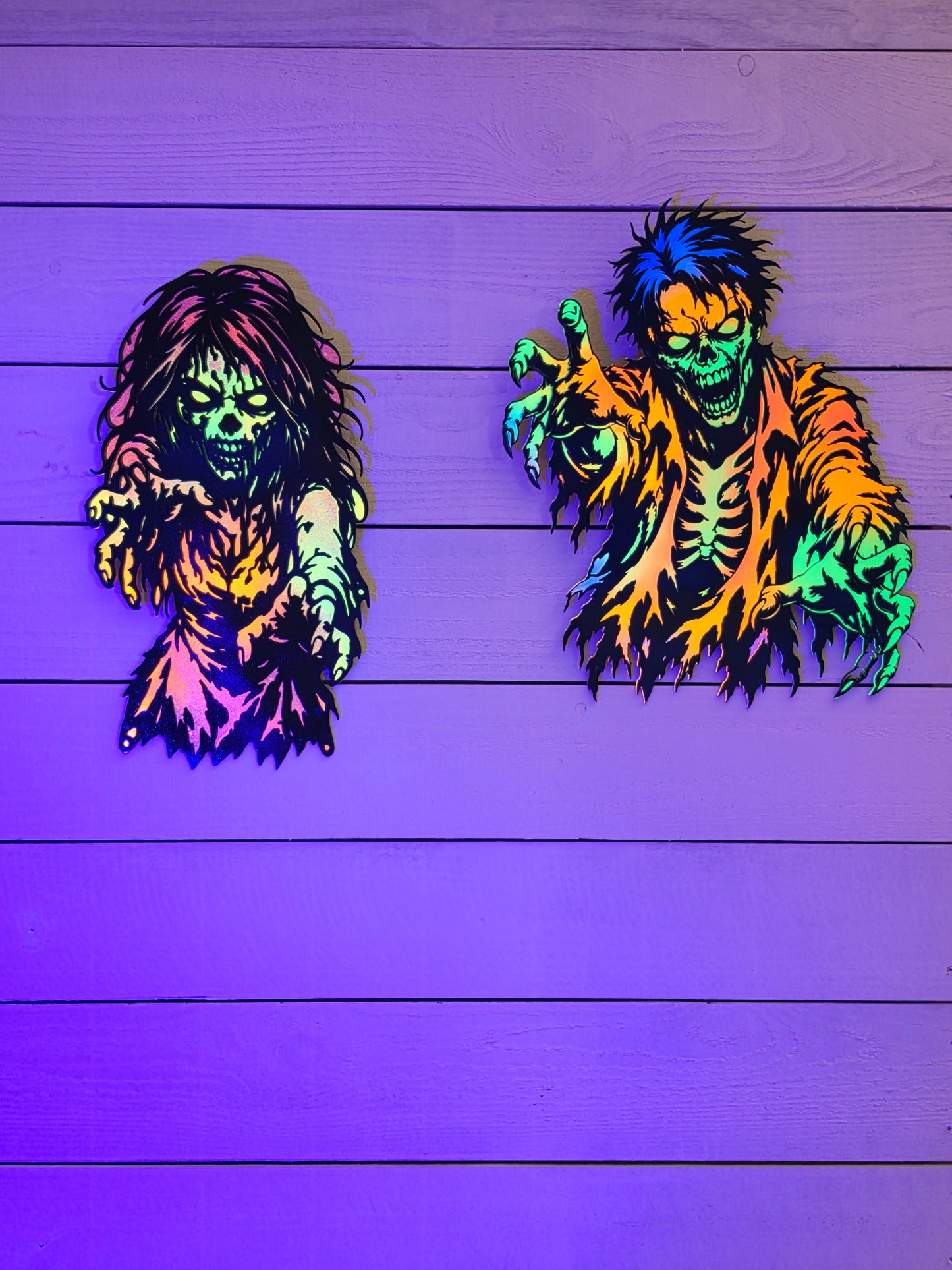 Black Light Betty & Barry Zombie