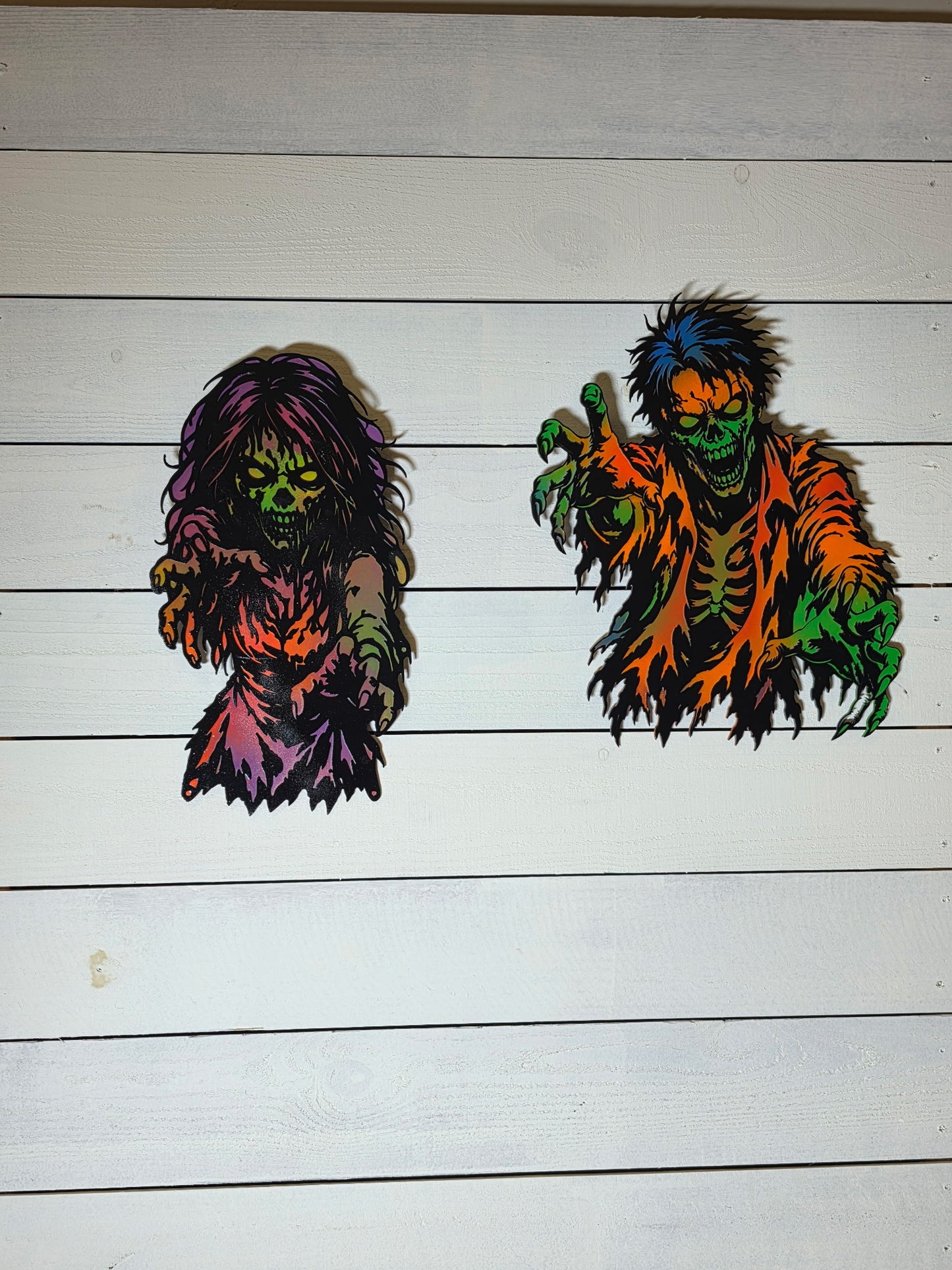 Black Light Betty & Barry Zombie