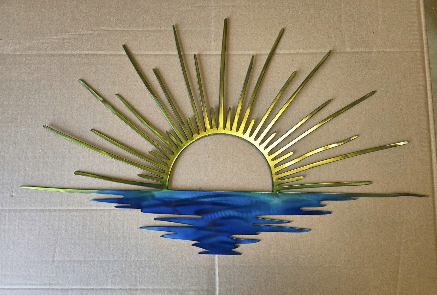 Sun over water
