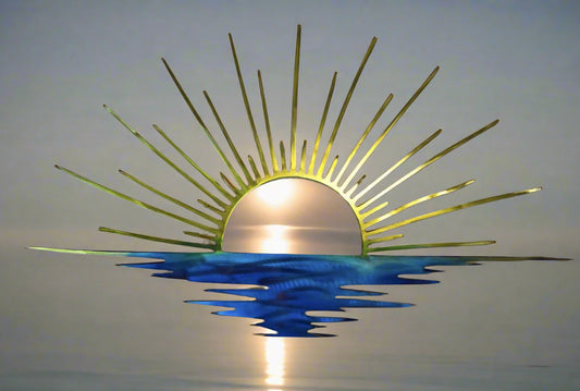 Sun over water